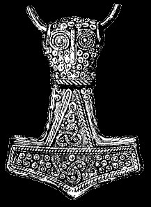 Mjölnir pendants were worn by Norse pagans during the 9th to 10th ...