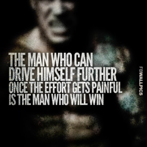 Fitness Quote Wallpaper The winning man fitness quote