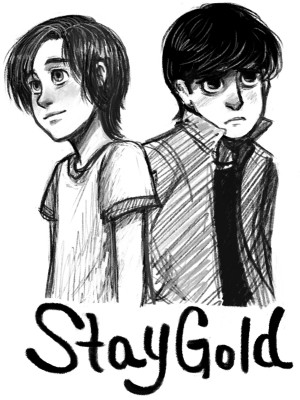 Ponyboy and Johnny from The Outsiders. Recently finished reading this ...