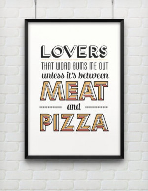 Typography Print Quote Print 30 Rock Type Poster Liz by paperchat