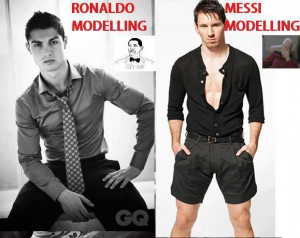 Ronaldo modelling Vs Messi modelling