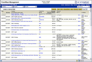 Personal Checkbook Register