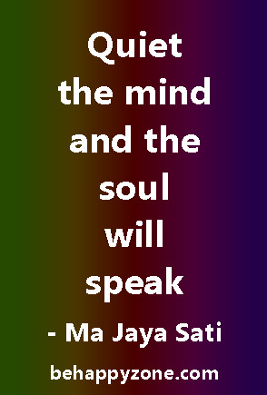 Zen Quotes - quiet meditation