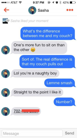 Somehow These Aggressive Tinder Pick-Up Lines Actually Worked