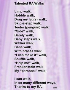 ... one who did side walk ra rheumatoid arthritis more rheumatoid disease