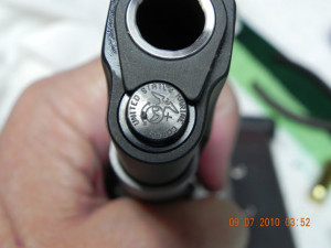 The grips came from Kimber but they're made by 