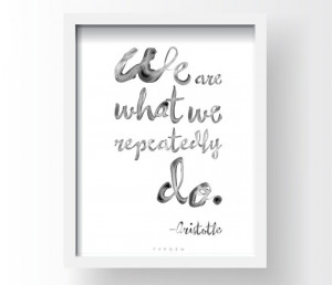 Inspirational Aristotle Quote, Printable Typography Art, Download And ...