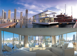 Houseboat in Dubai marina © X-ArchitectsThis sprawling houseboat ...