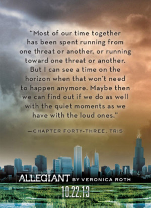 Divergent Book Trilogy, Allegiant Quotes from Veronica Roth Novel ...