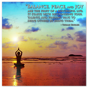 Balance, Peace & Joy « Nina Radetich