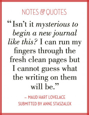 Notes & Quotes : Maude Hart Lovelace