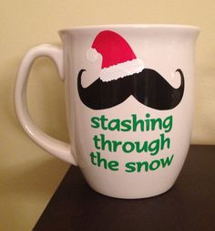 ... Through The Snow fun Christmas Coffee Mug gift on Etsy, $10.00