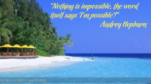 Inspirational Wallpaper Quote By Audrey Hepburn. Meaningful Use Quotes ...