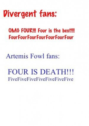 SO true. Artemis Fowl and Divergent.