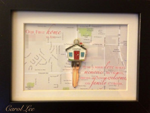 Includes a map of their home and a quote. The key was copied at Home ...