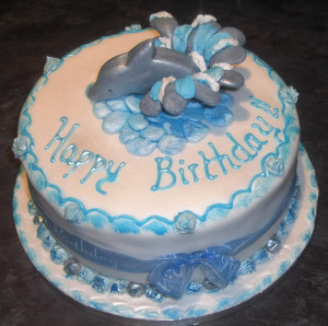 Dolphin Birthday Cake This