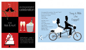 ... style of engagement party, we have the best invitation for the job