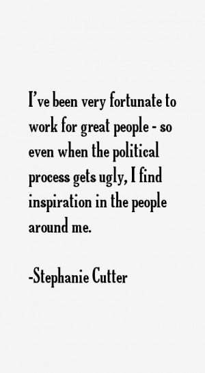 Stephanie Cutter Quotes & Sayings