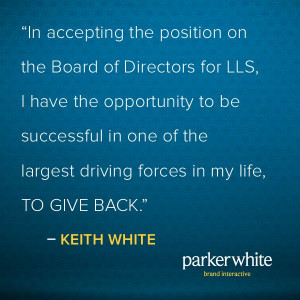 Keith White Joins Board of Directors for Leukemia and Lymphoma Society