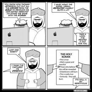 Jesus & Mo try to simplify the Quran