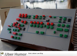 Danish restaurant keeps track of occupied tables using Lego