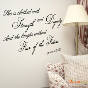 Strength and Dignity Bible Quote – Empowering Women and Their Homes