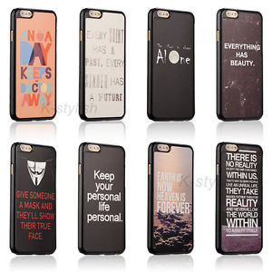 New-Slim-Funny-Quirky-Quote-Hard-Case-Back-Skin-Cover-For-Apple-iphone ...
