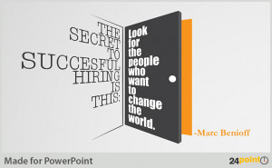 simple interplay with colors and fonts can give a quote ...