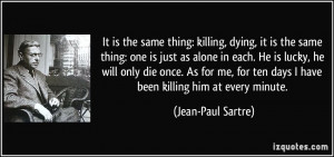 The Same Thing Killing...