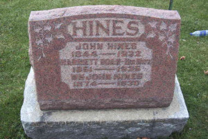john harriet doan hines william john hines