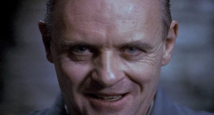 Anthony Hopkins as Dr. Hannibal Lecter in The Silence of the Lambs ...