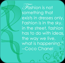 Fashion is not something that exists in dresses only. Fashion is in ...
