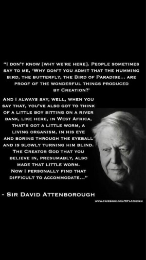 quote from Sir David Attenborough, that sums up my feelings ...