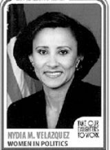 Nydia M. Velazquez is the first Puerto Rican woman ever elected to the ...