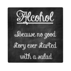 Chalkboard Bar Sign With Funny Quote #alcohol