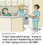 electronic medical records cartoons | Cartoon-Nurses-talking-about ...