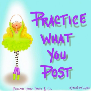 Practice what you preach