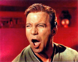 William Shatner screams bloody murder behind the scenes of the ...