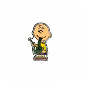 Custom Charlie Brown Dab Pin Label Bho 710 Hat pin