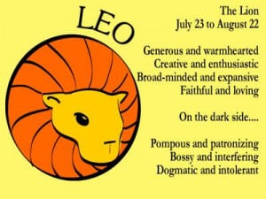 Leo Zodiac Signs and Symbols Pictures
