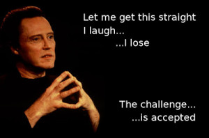 Christopher Walken, Challenge Accepted