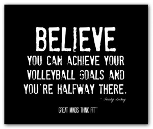 Good Luck Volleyball Quotes. QuotesGram