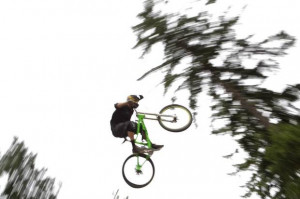 took part in the invitational mountain bike event, Jump Ship ...