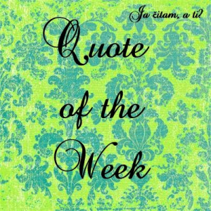 Quote of the Week: Just one Year by Gayle Forman