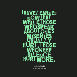 Quotes About Silence And Hurt Quotes from michael goldberg