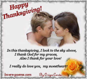 Thanksgiving Love Message