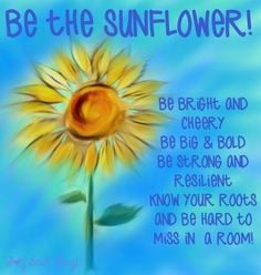 ... sunflowers quotes, cute flower quotes, happi, sunflower quotes, roots