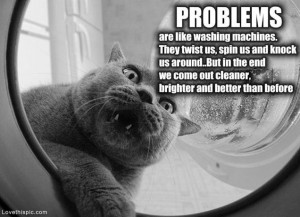 problems are like washing machines