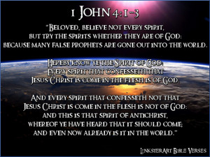 LinksterArt Bible Verses: 1 John 4:1-3