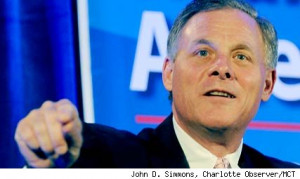 Richard Burr Campaigns, With GOP Wind and Tea Party Anger at His Back ...
